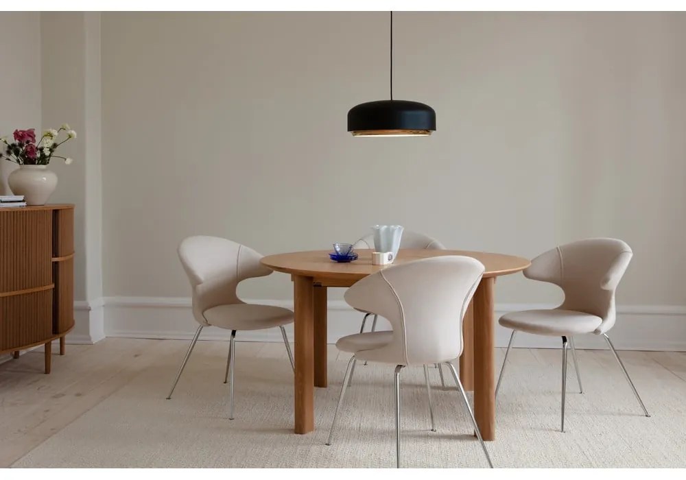 Apparecchio a sospensione LED nero con paralume in metallo ø 40 cm Hazel medium - UMAGE