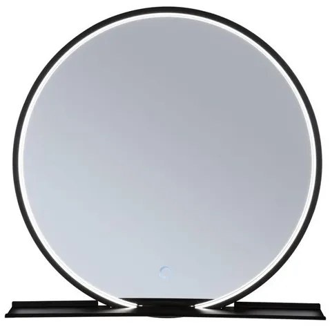 Miro LED Illuminated Mirror TW IP44 Amb. Mirror/Matt Nero - Paulmann