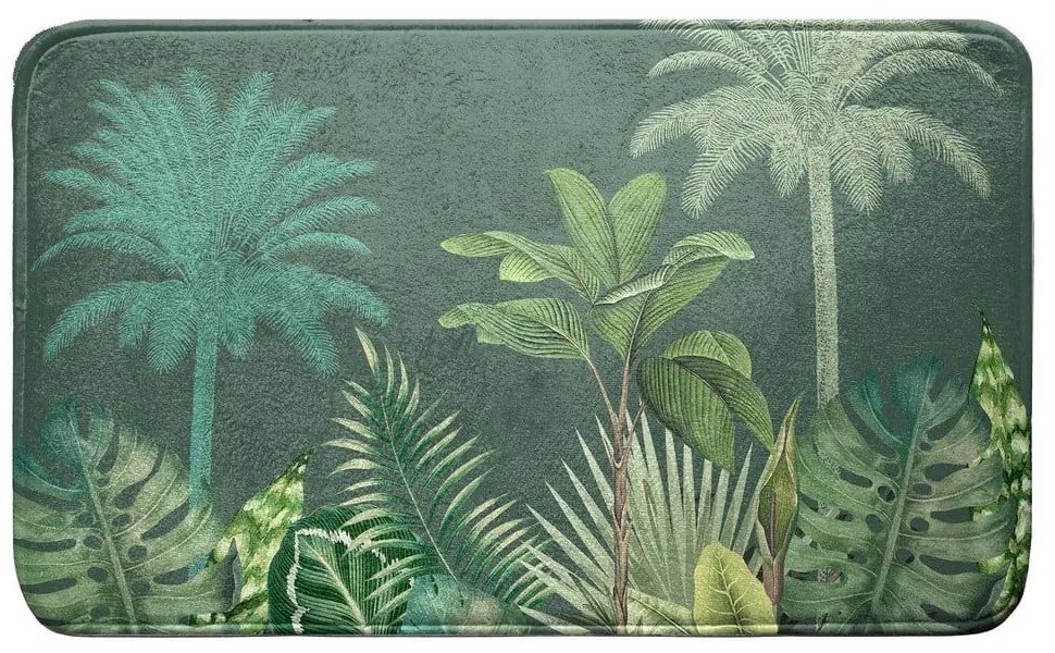 Tappetino da bagno verde 45x75 cm Vagabonde - douceur d'intérieur