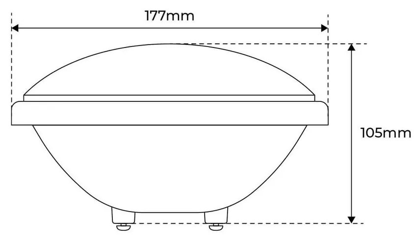 Lampada LED PAR56 20W da piscina 12VAC/DC 120lm/W No Flickering Colore Bianco Freddo 5.700K