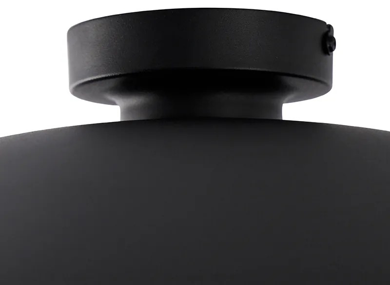 Plafoniera vintage nera con oro 60 cm - Emilienne