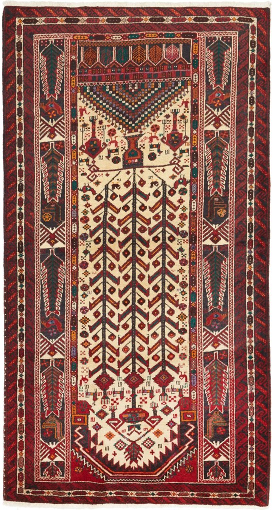 Tappeto 110 x 200 (Iran) Annodato A Mano