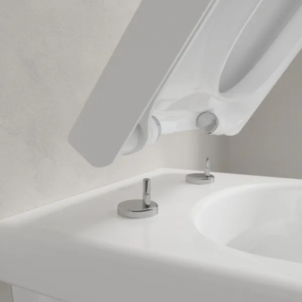 Villeroy & Boch 9M66S201 - Sedile per WC SoftClose ARCHITECTURA, bianco