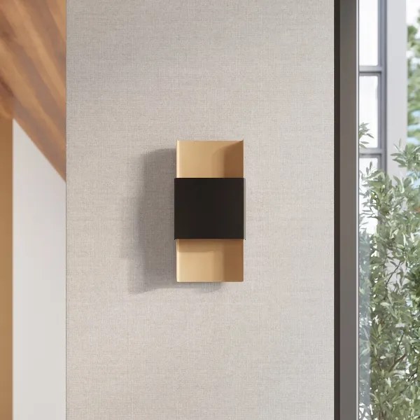 Sollux SL.1354 - Applique DURLIN 2xG9/8W/230V oro/nero