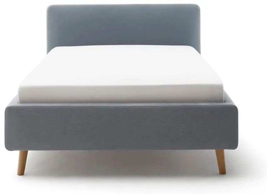 Letto singolo imbottito blu polveroso rete non inclusa 120x200 cm Mattis – Meise Möbel