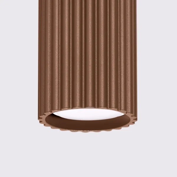 Brilagi - Faretto LED CRESTO 1xGU10/10W/230V 10 cm marrone