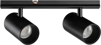 Stick spot double led cob bridgelux 10 w 30° 780 lm 2700 k nero