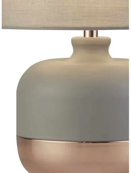 Searchlight EU700820 - Lampada da tavolo 1xE14/7W/230V grigio