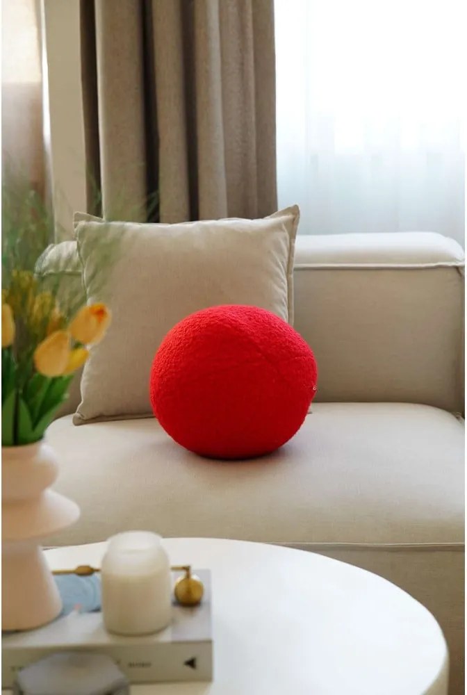 Cuscino decorativo in bouclé ø 25 cm Top – Mioli Decor