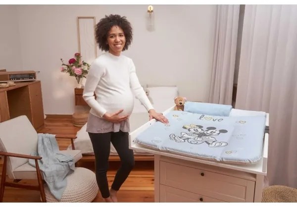 CebaBaby - Fasciatoio triangolare DISNEY 75x72 cm blu