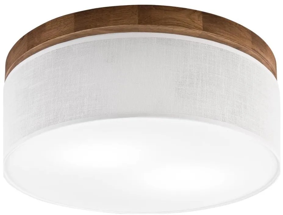 Brilagi - LED Plafoniera BELLADONNA 2xE27/15W/230V diametro 40 cm bianco/quercia ciliegio