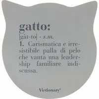 Tovaglietta scritta gatto pvc Victionary