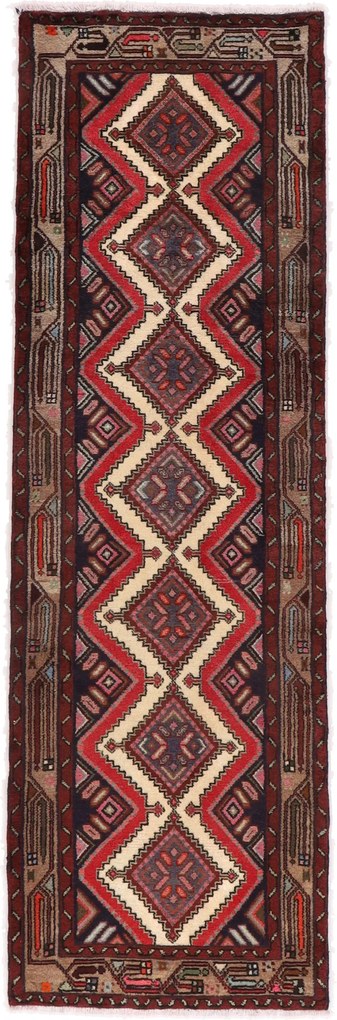 Hamedan Tappeto 90 x 280 (Iran) Annodato A Mano