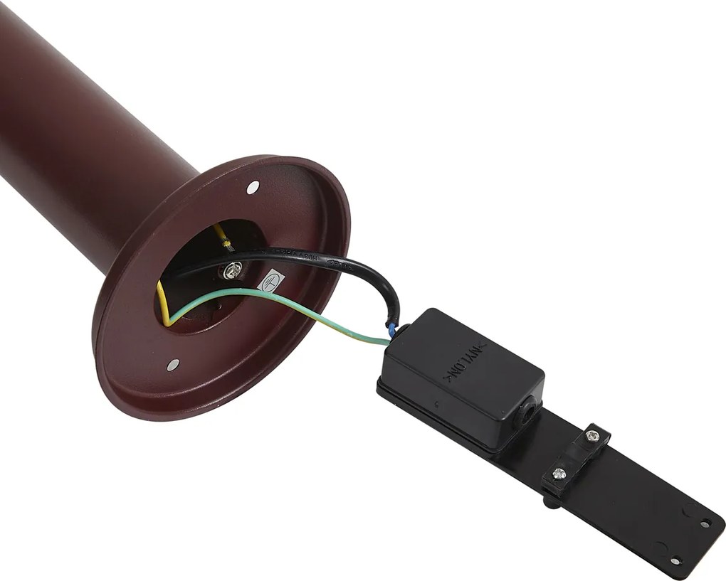 Lampada da esterno moderna rosso scuro 80cm IP44 - Gleam