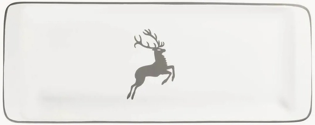 Piatto da portata fatto a mano Grauer Hirsch