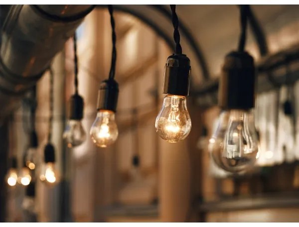 Catena decorativa da esterno GIRLANDA 12 m 10xE27/15W/230V IP44