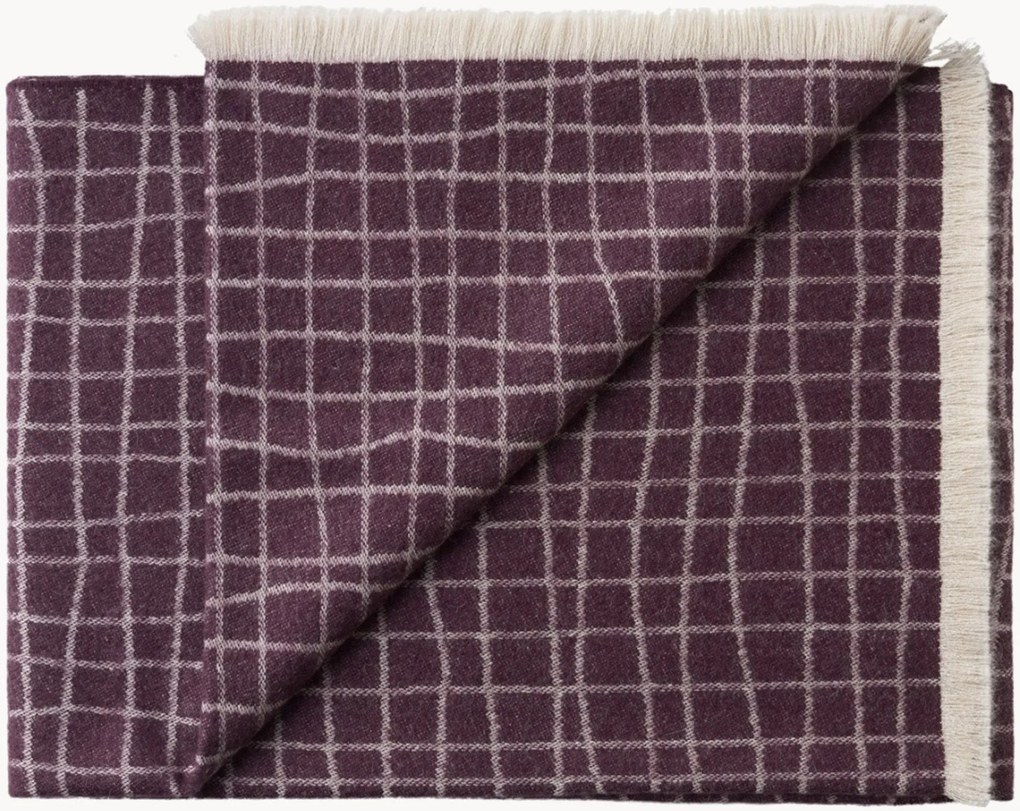 Coperta premium in baby alpaca con frange Trujillo