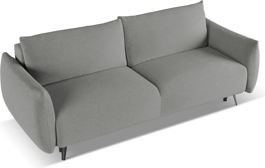Divano grigio chiaro 230 cm Malie – Makamii