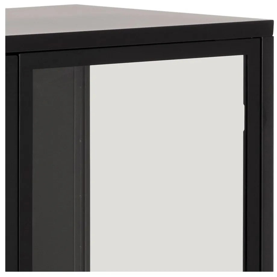 Vetrina in metallo nero 80x99 cm Newcastle - Actona