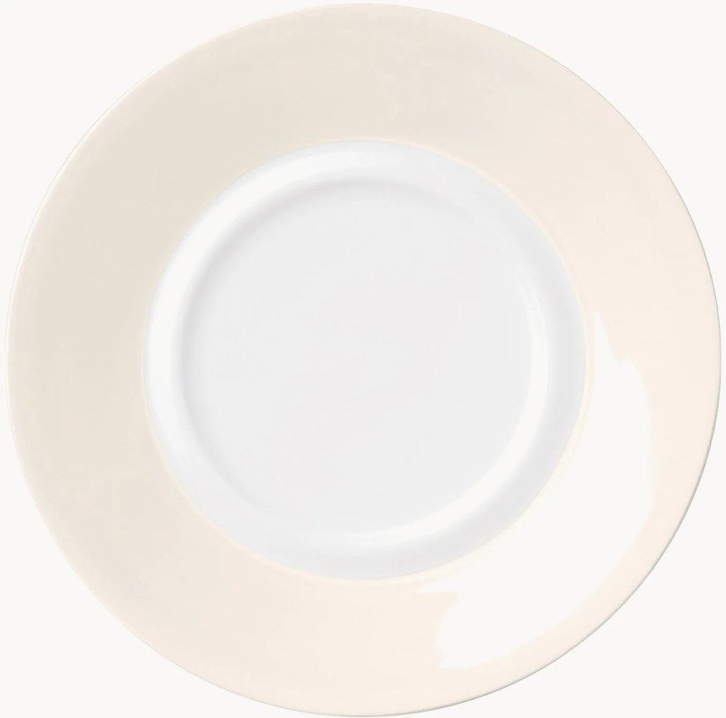 Set di 6 piattini in Fine Bone China Pastel