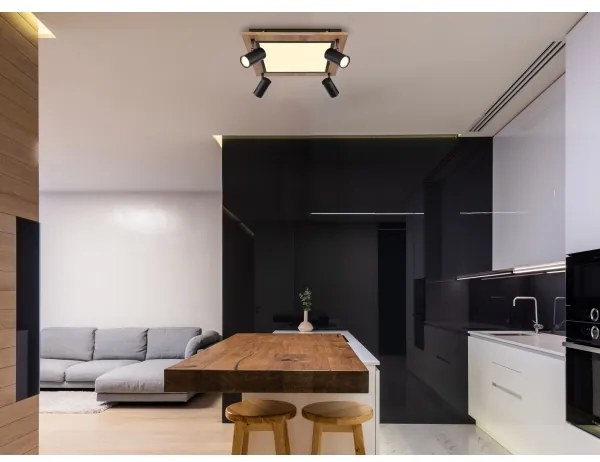 Globo 67306D2 - Faretto LED ULLA 4xGU10/5W + LED/24W/230V