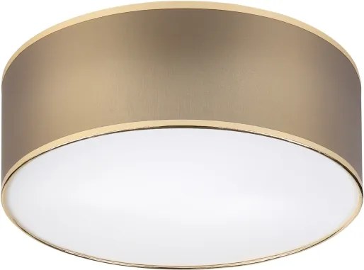 Plafoniera SIRJA DOUBLE 2xE14/15W/230V diametro 35 cm marrone/oro