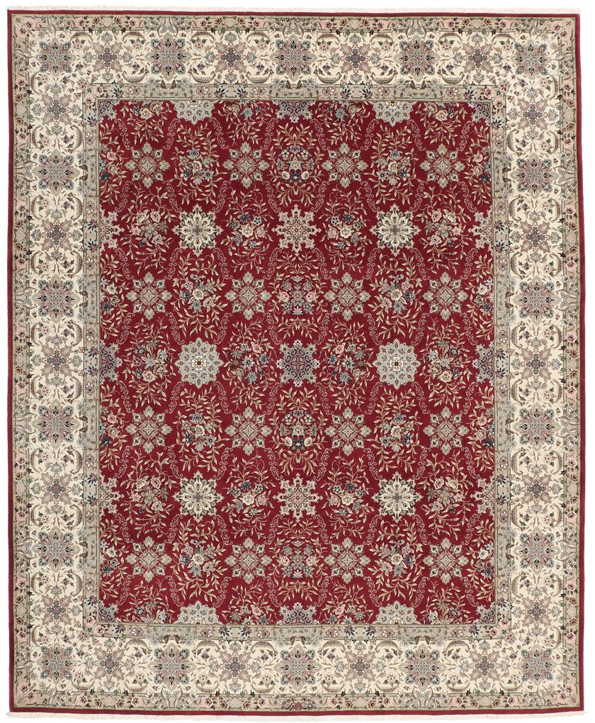 Isfahan Tappeto 300x250 (Iran) Annodato A Mano