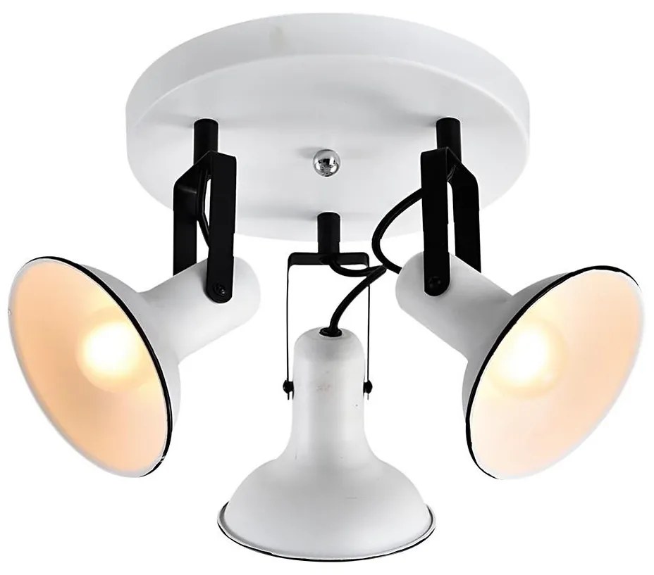 Prezent 75475 - Faretto ANDORA 3xE14/40W/230V bianco