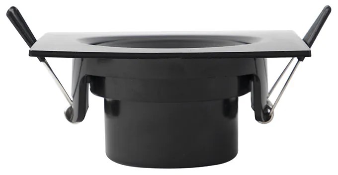 Set di 3 faretti da incasso neri con LED dimmerabile a 3 step - Miu