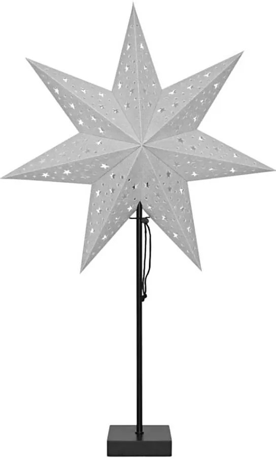 Markslöjd 704455 - Decorazione natalizia SOLVALLA 1xE14/25W/230V argento 69 cm