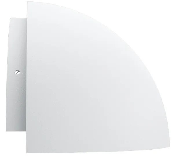Applique Curva Monodirezionale con base E27 IP54 Bianca - Serie BRINA