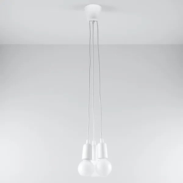 Lampadario a sospensione con filo DIEGO 3xE27/60W/230V