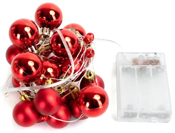 Aigostar - Catena luminosa natalizia a LED 20xLED/3xAA 2m bianco caldo