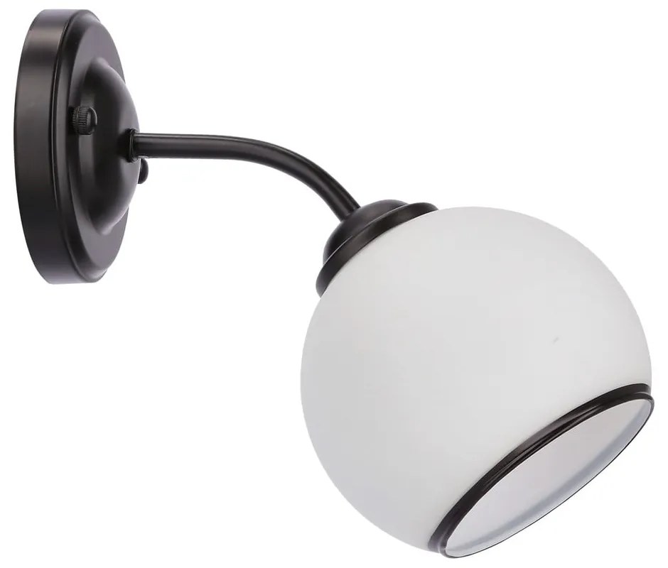 Lampada da parete bianca e nera Marinen – Candellux Lighting