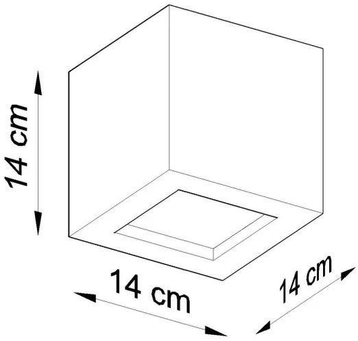 Sollux SL.0005 - Applique LEO 1xE27/60W/230V bianco