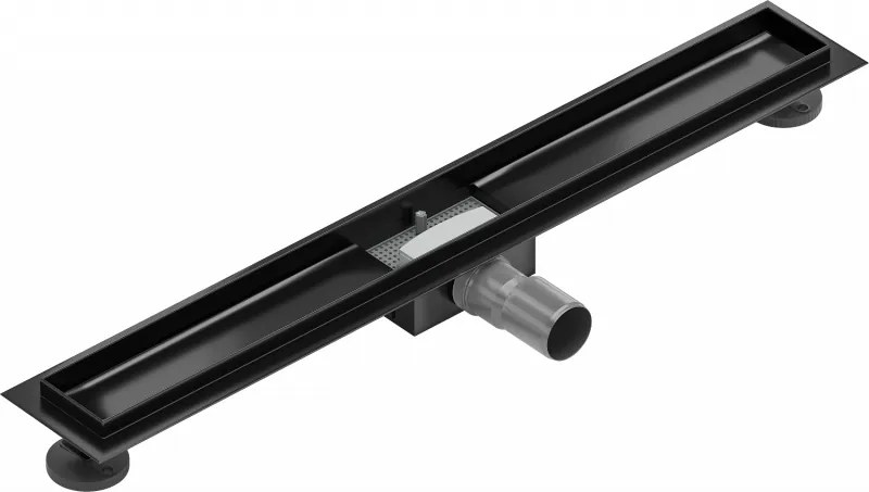 Mexen Flat corpo per scarico lineare 70 cm, nero - 1715070