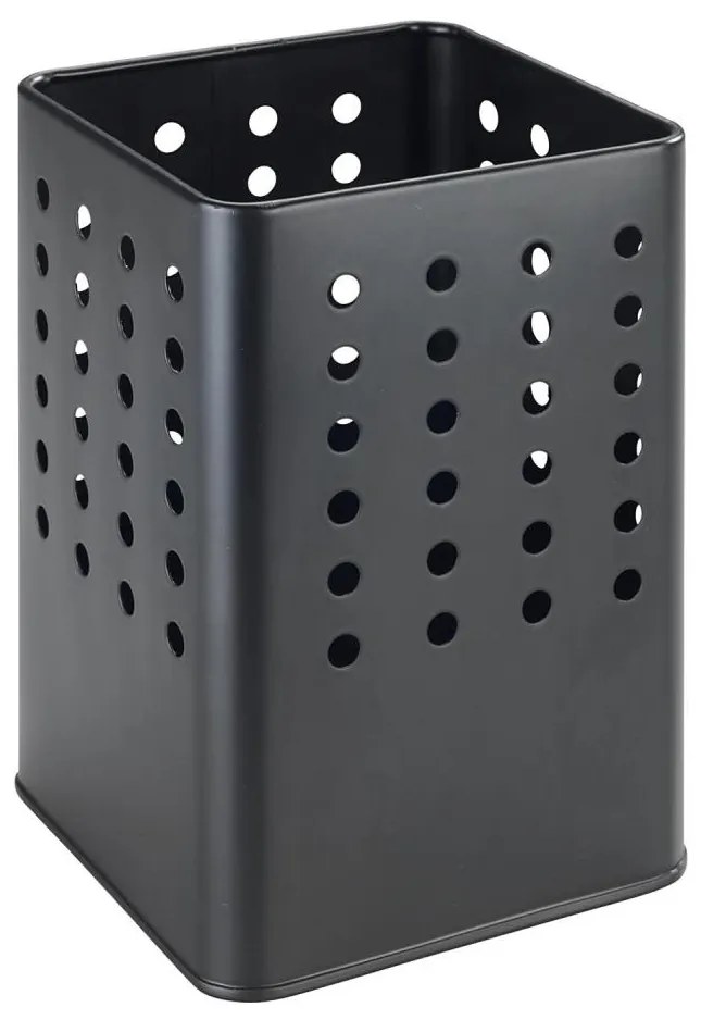 WENKO 54017100 - Portaposate SILIO 11,5 x 16,5 cm nero