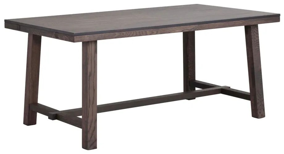 Tavolo da pranzo in rovere marrone scuro 170 x 95 cm Brooklyn - Rowico