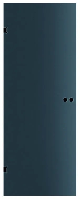 Anta in cristallo a battente BoraL 80X H 210 cm, nero