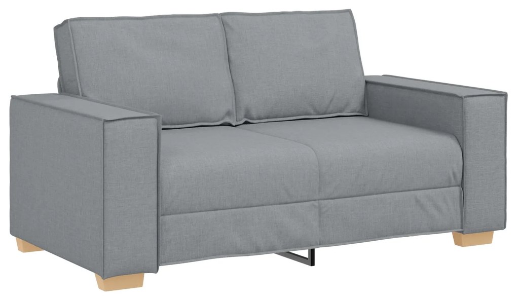 Set di divano 3 pezzi con cuscini grigio chiaro