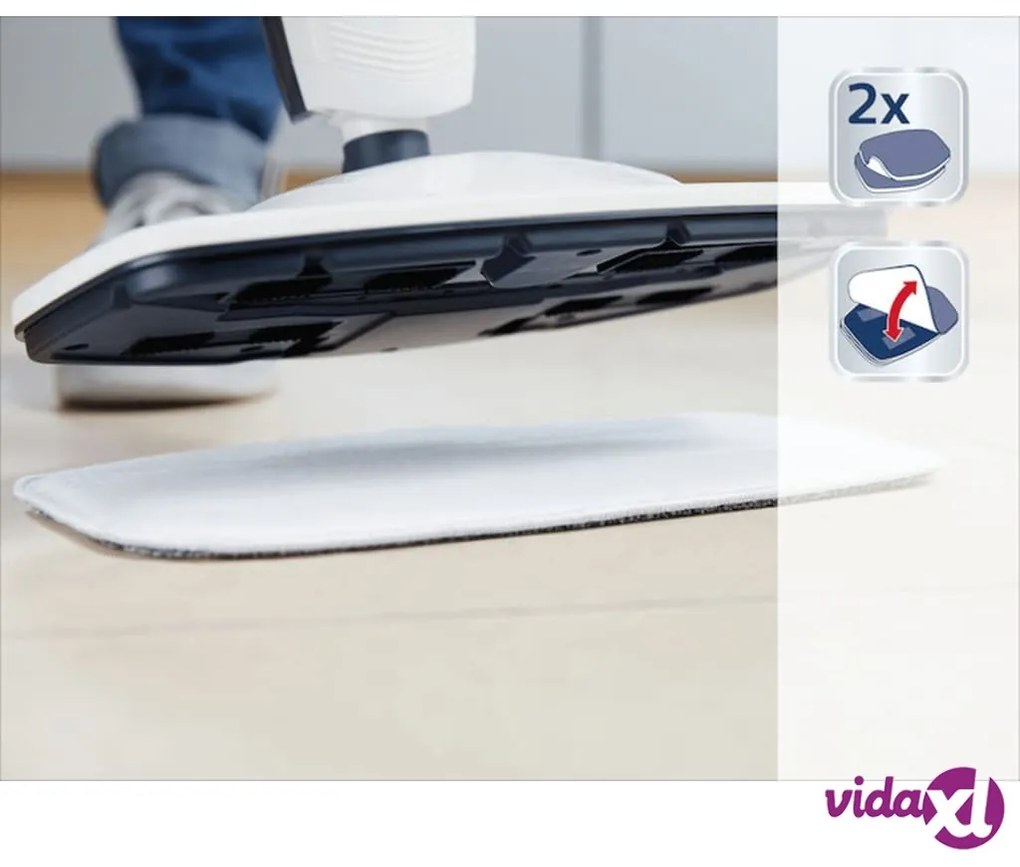 Leifheit Set di Panni di Ricambio per Scopa CleanTenso Grigio 11911