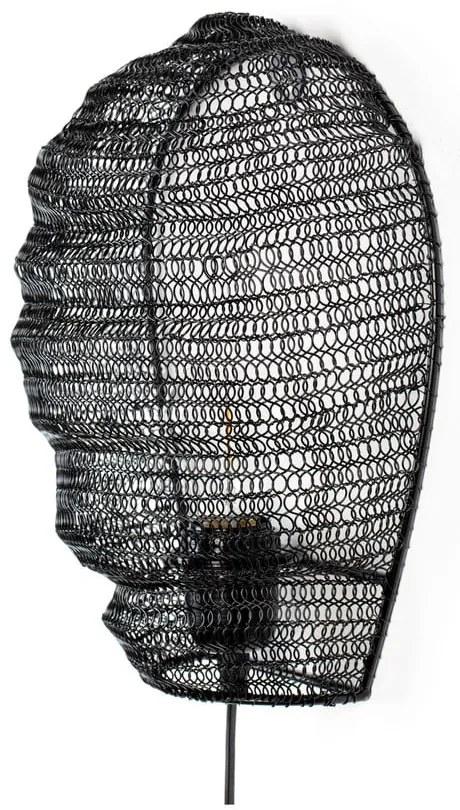 Lampada da parete nera Lena - White Label