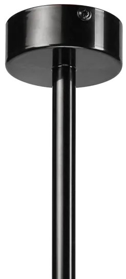 Lampadario su palo TARO 1xE27/60W/230V nero