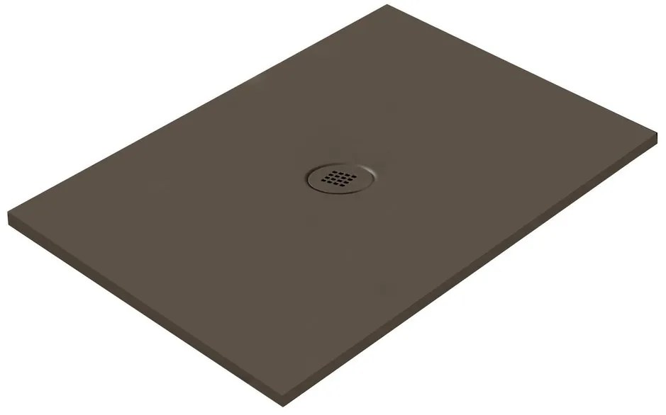 Piatto doccia in ceramica extra slim caffè L 140 x L 70 cm