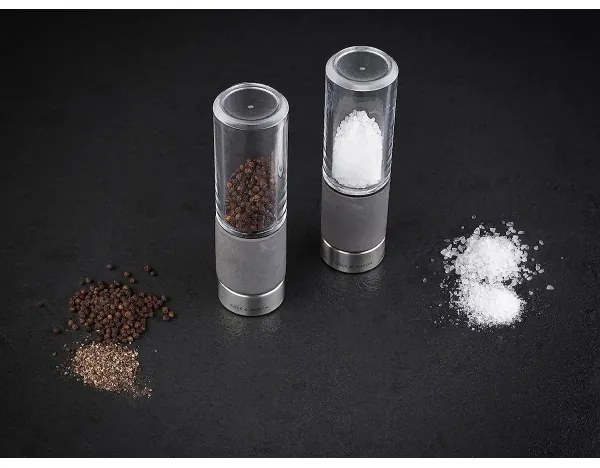 Cole&Mason - Set di macina sale e pepe REGENT CONCRETE 2 pezzi cemento 18 cm