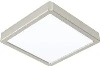 Plafoniera Moderna Fueva 5 Acciaio Nichel Satinato Led Integrato 17W 3000K