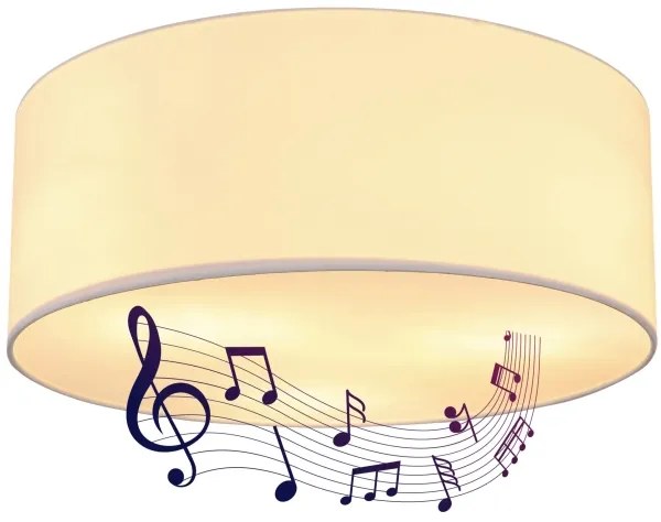 Globo 54004DL - Plafoniera con altoparlante THERESA 3xE27/40W/230V