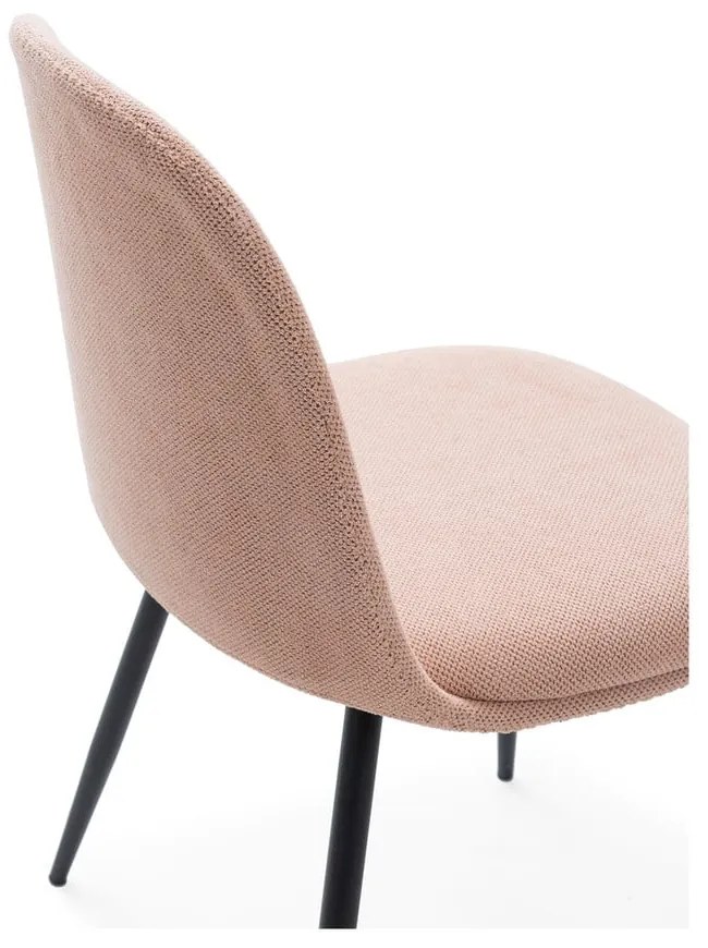 Sedie da pranzo in set in rosa chiaro 4 pz Malila – Marckeric