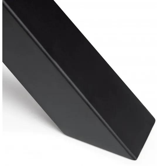 Gambe da tavolo Cross 69,5 cm ad incrocio in acciaio verniciato nero