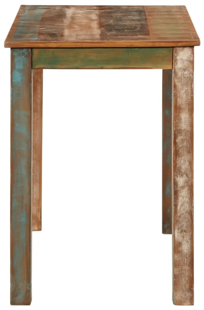 Tavolo da pranzo 110x55x76 cm in legno massello di recupero